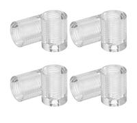 STAHAD Set 8 Viti Distanziatrici in Acrilico M8x10 per Montaggio a Parete, Hardware Pubblicitario per Supporto Cartelli, Fissaggio Resistente per Decorazioni Murali e Esposizioni