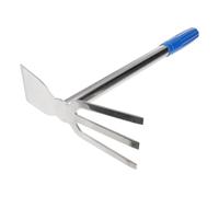 STAHAD Zappetta da Giardino in Acciaio Inossidabile e Portatile con Doppia Testa Utensile Resistente per Sarchiare Scavare e Dissodare Orto e Aiuole Leggero e Durevole per Amanti del