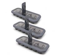 stahl-design-tebart Set di 3 stampi per cubetti di ghiaccio con coperchio | Con beccuccio, impilabile, senza BPA, per uso alimentare, lavabile in lavastoviglie e prodotto in Europa