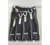 Stahl-Faust Set di chiavi ad anello aperte, 17-32 mm, 4 pezzi.