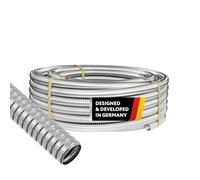 Stahlmann CSST304 - Tubo corrugato in acciaio inox per irrigazione ad anello, ricotto, tubo solare, tubo di protezione per cavi, tubo di riscaldamento DN20 x 100 m