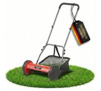 STAHLMANN RoyalCut - Tosaerba 30 cm, cestello 27 litri, 4 livelli altezza taglio - tosaerba manuale - silenzioso ed ecologico