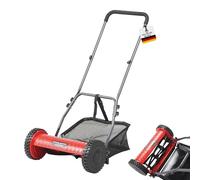 STAHLMANN RoyalCut - Tosaerba 40 cm, cestello 32 litri, 4 livelli altezza taglio - tosaerba manuale - silenzioso ed ecologico