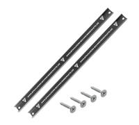 STAHLWERK 2 x barra magnetica MWZ-18 ST 18", barra degli attrezzi da 45 cm, barra magnetica, listello per coltelli, supporto magnetico