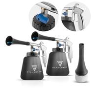 STAHLWERK 2 x pistola per pulizia ad aria compressa RP-90 ST con effetto tornado pulitore ad aria compressa | detergente interno | pistola per lavaggio | pistola di scarico auto per pulire