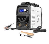 STAHLWERK ARC 200 MD Saldatrice Elettrodi - 200A MMA/E-Hand & Lift-TIG (DC), IGBT, Hotstart e Antistick, Raffreddamento intelligente, solo 3,4 kg, Saldatrice elettrodi per cuciture pulite, facile da