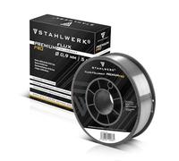 STAHLWERK Filo animato FLUX - E71T-GS 0,9 mm, bobina di filo da 5 kg D200, bobina di filo per mandrino da 50 mm, filo di saldatura premium, filo di apporto, filo di saldatura universale