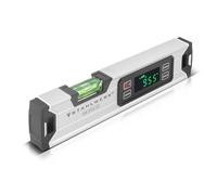 STAHLWERK Livella digitale DW-300 ST in alluminio con lunghezza 300 mm livella magnetica | livella magnetica | livella in alluminio | livella digitale | goniometro