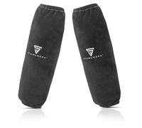 STAHLWERK Manicotti per saldatori | guanti per saldatori | manicotti per braccia per saldatori | abbigliamento protettivo per saldatori con elastico in vita in pelle crosta di alta qualità