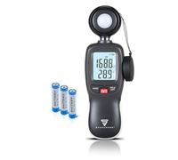 STAHLWERK Misuratore Lux: misuratore di illuminazione digitale preciso per la misurazione professionale dell'intensità della luce, ideale per la misurazione della luce in fotografia, in ambienti o sul