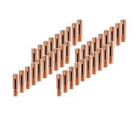 STAHLWERK Set di 40 ugelli AK15 | MB15 | AK14 | Ugelli di corrente MB14 | Ugelli di contatto M6 x 25 in 1,0 mm MIG MAG | Accessori per saldatura per torce di saldatura
