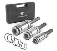 STAHLWERK set di espansori per tubi 29-89 mm Set di espansori per tubi di scarico in 3 parti | espansore per tubi | formatore di tubi di scarico | divaricatore di tubi | utensile per veicoli