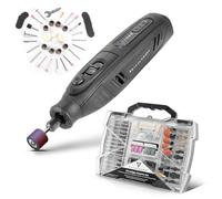 STAHLWERK Smerigliatrice multiuso a batteria AMF 80 ST + set di accessori da 198 pezzi - Strumento multifunzione per legno, metallo e plastica | Smerigliatrice rotante a batteria USB-C