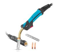 STAHLWERK Torcia di saldatura AK25 con pacchetto di tubi da 3 metri - Accessori professionali per saldatrici a gas di protezione MIG/MAG con attacco Eurocentrale, pistola per saldatura MIG/MAG