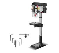 STAHLWERK Trapano a colonna - Robusto trapano da 1500 Watt per fai da te e costruttori di metallo, diametro del foro 20 mm, 150-2.450 giri/min, robusto trapano e base in metallo per una stabilità