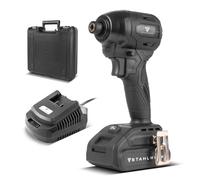 STAHLWERK Trapano avvitatore a percussione a batteria ADS-190 ST - 20 Volt sistema e tecnologia Brushless - Avvitatore a batteria 190 Nm, batterie e caricabatterie, attacco bit a sgancio rapido da ¼