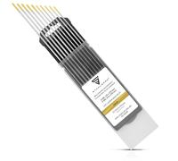 STAHLWERK WL15 - Elettrodi per saldatura TIG in tungsteno 1,6 & 2,4 x 175 mm, senza Thorium - Aghi universali TIG per acciaio, acciaio inossidabile, alluminio, rame 5 pezzi