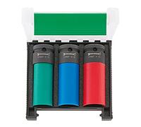 Stahlwille 51IMP K/3 Impact - Set di chiavi a bussola da 1/2", 3 pezzi, L 17, 19, 21 mm, codificati a colori, per proteggere i cerchi in lega durante il cambio delle ruote