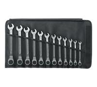 Stahlwille Set di chiavi combinate a cricchetto OPEN-RATCH n.17/12 12 pz