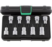 STAHLWILLE - Set di bussole con inserti per Torx, attacco quadro da 1/2 pollice 10 pezzi, Numero inserti: 10 10