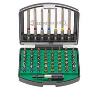 Stahlwille Set di punte da 56 pezzi, con supporto magnetico TORX, esagono incassato e fessura a croce (PH, PZ), per avvitatore a batteria e avvitatore a percussione, 1206