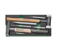 Stahlwille TCS 6 821/7 - Set di scalpelli e punzoni con inserto in schiuma, 8 pezzi