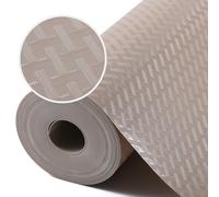 StaHom Tappetino per Cassetti, Tappetini Non-adesivo EVA Plastica Rotolo Carta per Mensola Cassetto Frigorifero Tavolo Mobile Cucina Lavello Ripiani Beige 60x1000cm