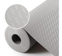StaHom Tappetino per Cassetti, Tappetini Non-adesivo EVA Plastica Rotolo Carta per Mensola Cassetto Frigorifero Tavolo Mobile Cucina Lavello Ripiani Grigio chiaro 44x600cm