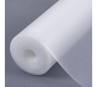 StaHom Tappetino per Cassetti, Tappetini Non-adesivo EVA Plastica Rotolo Carta per Mensola Cassetto Frigorifero Tavolo Mobile Cucina Lavello Ripiani Punto Bianco 30x1000cm