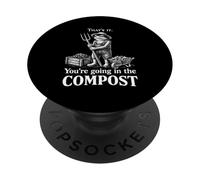 Stai andando nel compost Cool Frog Novità vintage PopSockets PopGrip Adesivo