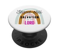 Stai fermo e guarda la salvezza del Signore Esodo 14:13 PopSockets PopGrip Adesivo