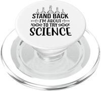 Stai indietro, sto per provare il nerd della chimica della scienza PopSockets PopGrip per MagSafe