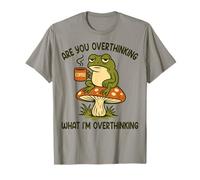Stai pensando Troppo a Quello Che STO pensando io? Funny Frog Meme Maglietta