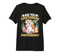 Stai pensando Troppo a Quello Che STO pensando io? Funny Unicorn Maglietta Premium
