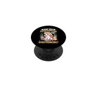Stai pensando troppo a quello che sto pensando io? Funny Unicorn PopSockets PopGrip Adesivo