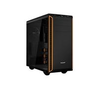 silenzio! Pure Base 600 Window Midi Tower Nero, Arancione - Nouvo