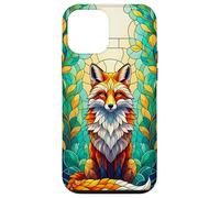 Stained Fox Art Nature Lover Case con effetto unico Custodia per iPhone 12 mini