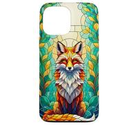 Stained Fox Art Nature Lover Case con effetto unico Custodia per iPhone 13 Pro Max