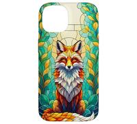 Stained Fox Art Nature Lover Case con effetto unico Custodia per iPhone 14