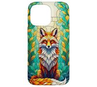 Stained Fox Art Nature Lover Case con effetto unico Custodia per iPhone 14 Pro Max