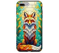 Stained Fox Art Nature Lover Case con effetto unico Custodia per iPhone 7 Plus/8 Plus