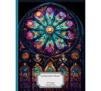 Stained Glass Cathedral Window College Rule Composition Book