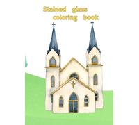 Stained glass coloring book