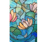Stained Glass Hardcover Notebook | 5x8 | 100 Lined Pages | Perfect Gift for Writers