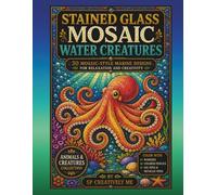 Stained Glass Mosaic Water Creatures