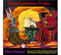 Stained Glass Pattern Collection - Pure Fantasy by Paned Expressions Studios (2003-05-19)