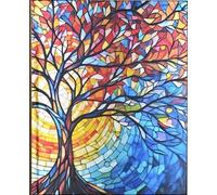 `Stained Glass Tree Of Life Journal (Diary, Notebook)` BOOK NUOVO
