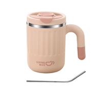 Stainless King - da viaggio in acciaio da 480 ml, a prova di perdite, con manico e coperchio, contenitore portatile per bevande calde e fredde per caffè, a doppia parete, per viaggi e
