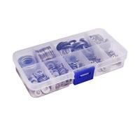 Stainless Rondelle Piatte nel Acciaio Set 580 Pezzi, 9 Dimensioni - M2 M2.55986