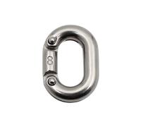Stainless Steel 316 Chain Link Connector - Quick Connection Ring For Riveted Chains(10mm-316 55g)
